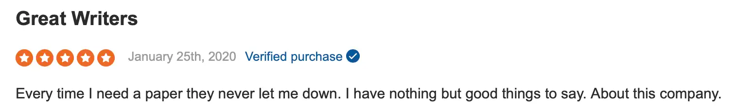 Academized review on Sitejabber